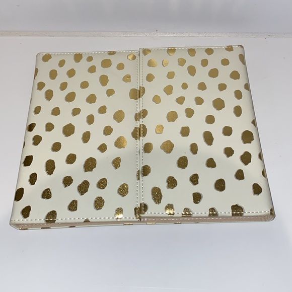 NWT Kate Spade Desktop Weekly Calendar and Folio in Flamingo Dot - Picture 5 of 7